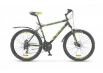 Велосипед Stels Navigator 610 MD V030 Черный/Салатовый 26