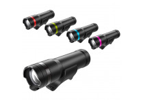 Фонарь передний ZOOMER, 65Lm х 60ч, 1x Cree LED, 4 режима, быстросъёмный, регулировка луча 3-140°, с батарейками 3x AAA