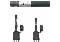 SKS AIRFLEX EXPLORER под вентиль S/A, длина 205мм, макс.давление 5Bar, вес 132г, алюминий/пластик, с выдвижным шлангом, серебристый