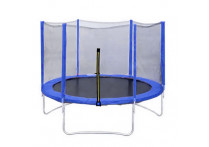 Батут DFC Trampoline Fitness 10ft наружн.сетка, синий (305см)