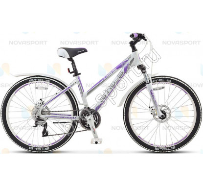 Велосипед Stels Miss 6700 MD 26 (2015) Белый/Серый/Фиолетовый 