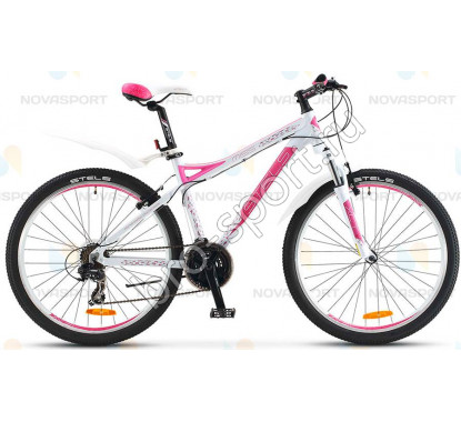 Велосипед Stels Miss 8100 V 26 (2016) Белый/Розовый