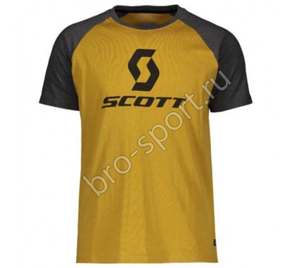 Футболка 10 Icon Raglan к/рук ochre yellow melange/dark grey melange
