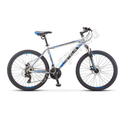 Велосипед Stels Navigator 500 MD F010 Серебристый/Синий 26 (LU092624)