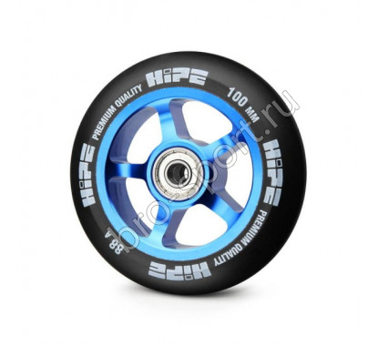 Колесо HIPE 5-Spoke 100mm Синий/черный