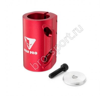 Хомут-О Fox SCS d 28.6 and 31.8, 4 bolts Красный