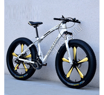 Велосипед Fatbike Beinaiqi-2 белый на дисках