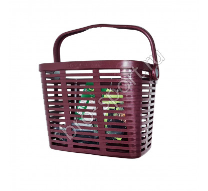 Корзина BELLELLI PLAZA PLUM передняя пластиковая