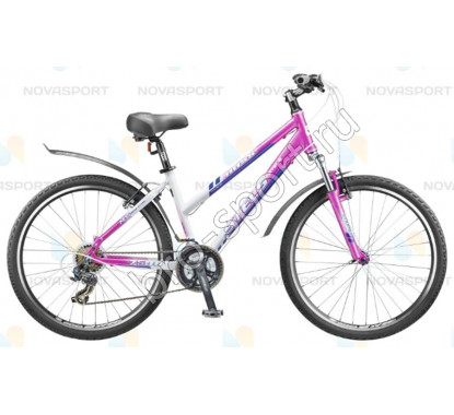 Велосипед Stels Miss 7500 (2014) Фиолетовый/Белый 