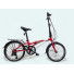 Велосипед DAHON Dream D6 складной, красный. Крылья, багажник, подножка